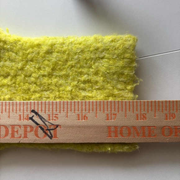 Free People Small Citron Yellow Moira Slouchy Tunic Sweater Wool‎ Blend Relaxed - Picture 9 of 10